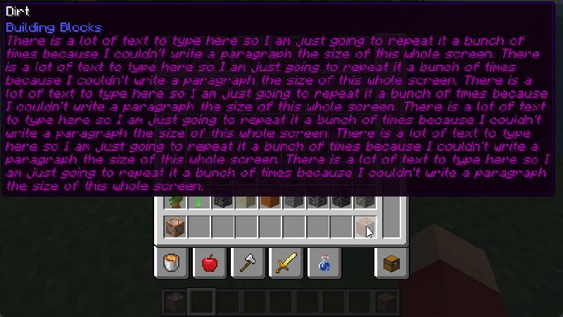 Скриншот мода Adaptive Tooltips #614