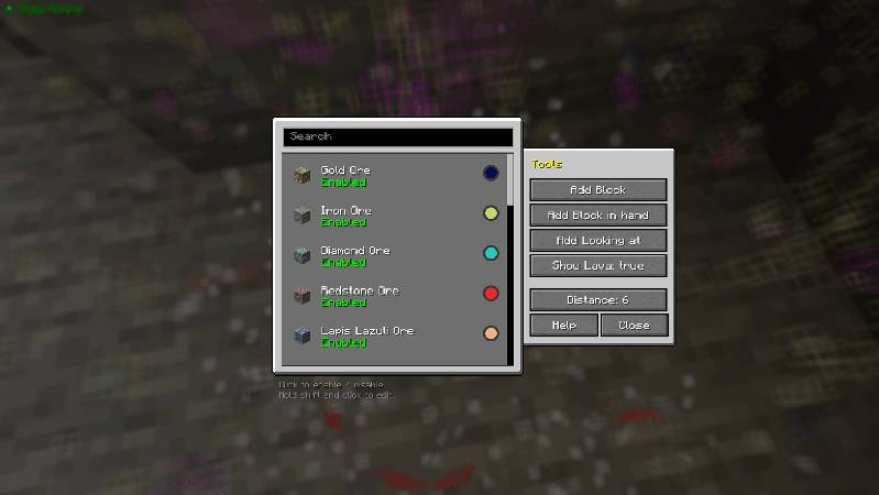Скриншот мода Advanced XRay (Fabric Edition) #99