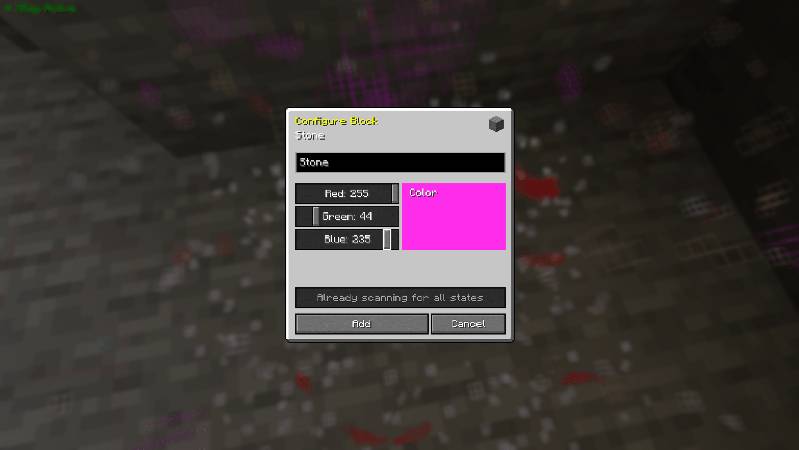 Скриншот мода Advanced XRay (Fabric Edition) #101