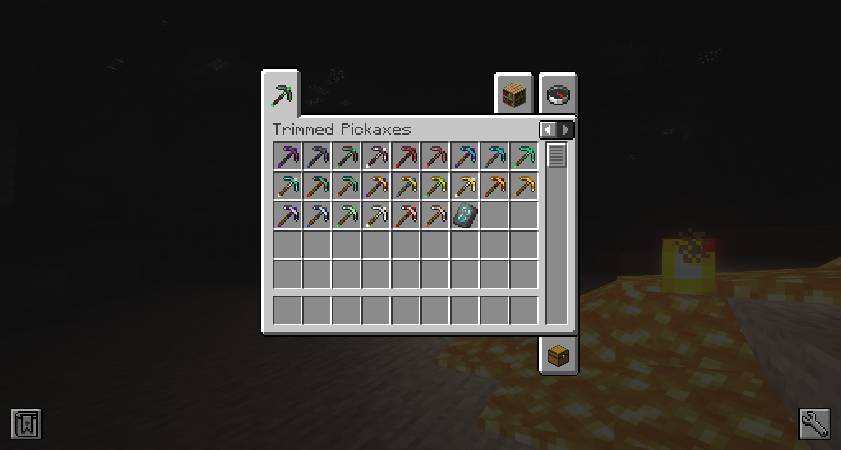 Скриншот мода Better Pickaxe Trims #5821