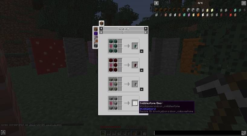 Скриншот мода Blocky Stone Doors #4369