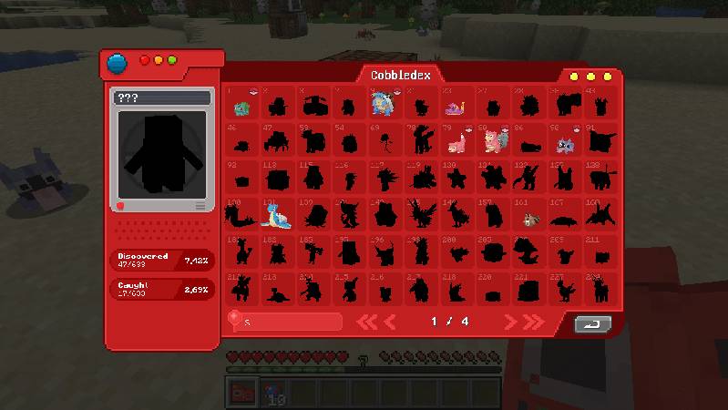 Скриншот мода Cobblemon Pokédex (Cobbledex) #4888