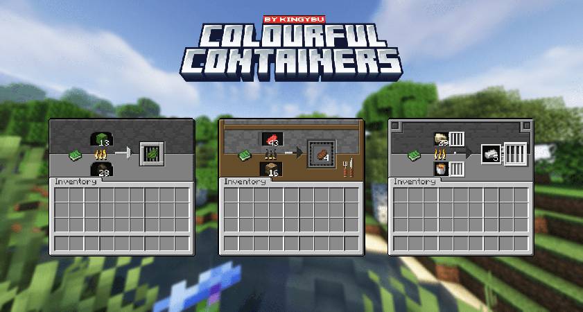 Скриншот мода Colourful Containers GUI #977