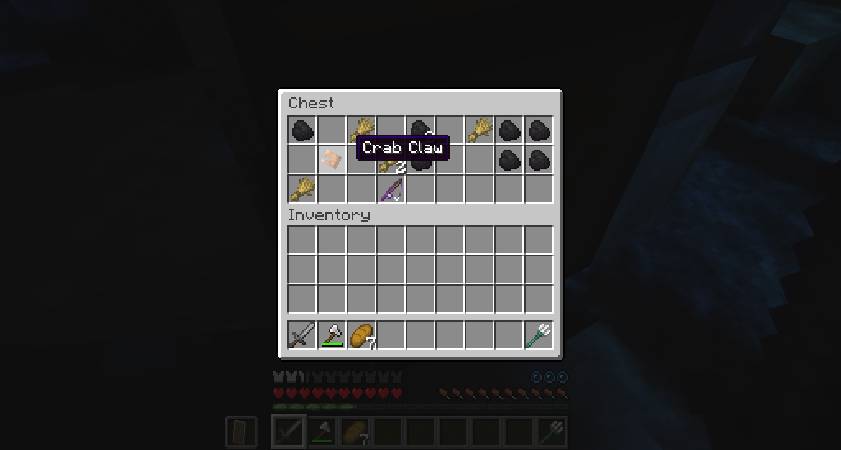 Скриншот мода Crab Claws - Place/Break blocks from a distance! #2213