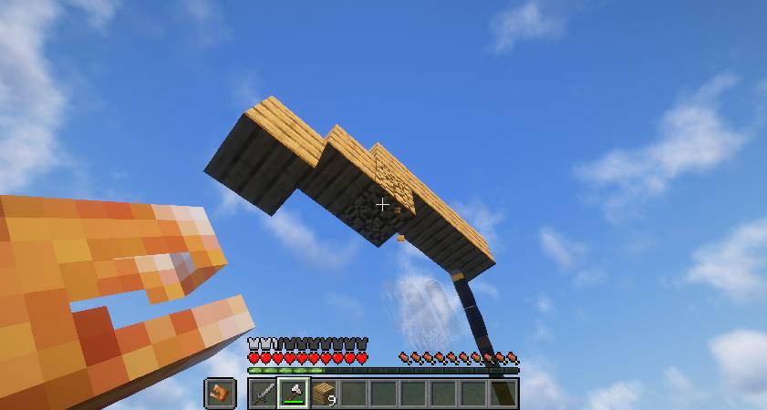 Скриншот мода Crab Claws - Place/Break blocks from a distance! #2214