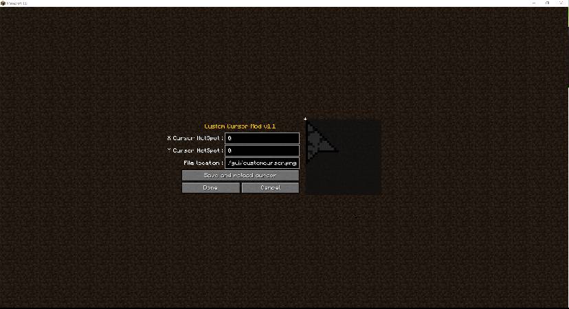 Скриншот мода Cursor Mod (Fabric/Forge) #4227