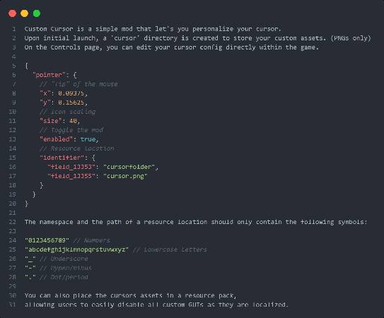 Скриншот мода Custom Cursor #430