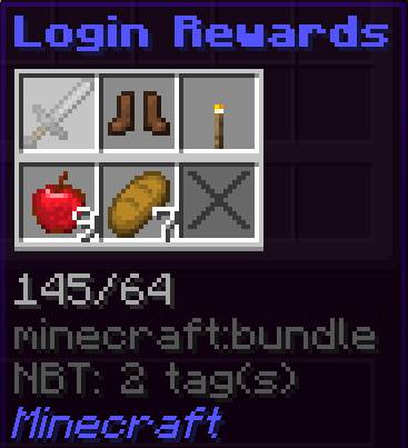 Скриншот мода DarkStarter - RPG Starter Login Item Rewards #3965