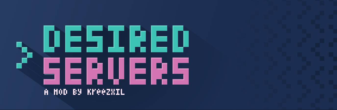 Скриншот мода Desired Servers #6003