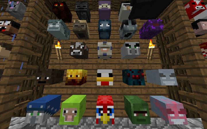 Скриншот мода DropHeads #4304