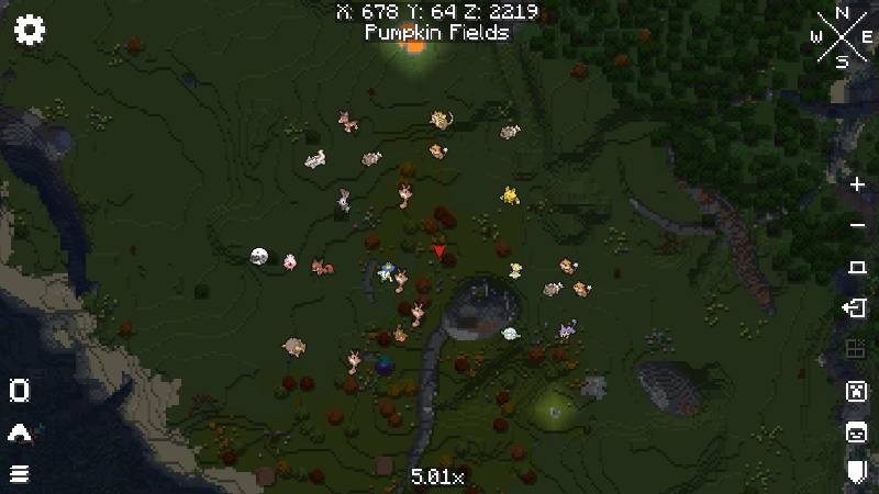 Скриншот мода E19 - Cobblemon Minimap Icons #5622