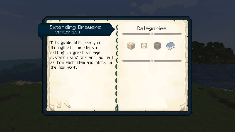 Скриншот мода Extended Drawers #5660