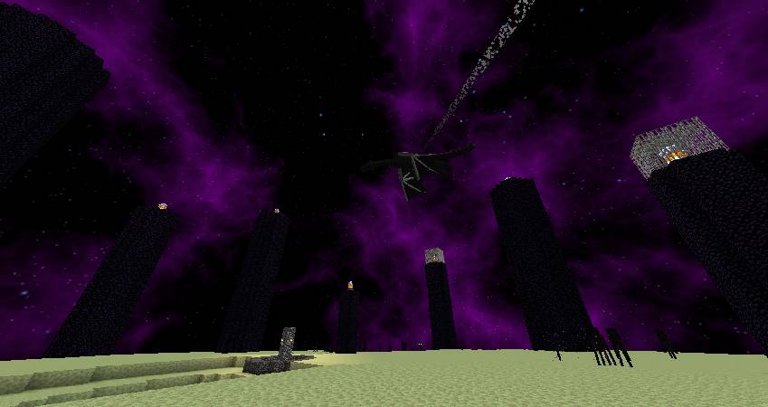 Скриншот мода Fancy Skies - now with custom sky for End dimension #1907
