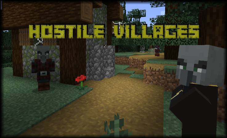 Скриншот мода Hostile Villages[Forge/Fabric] #4238