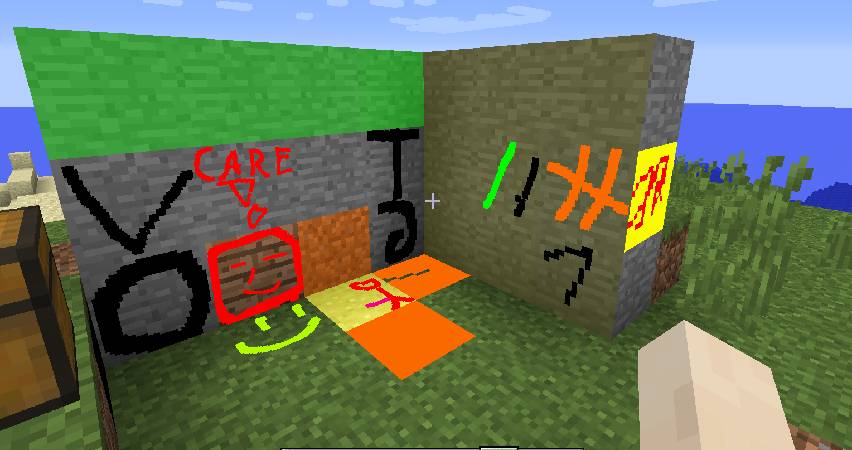 Скриншот мода MC Paint #94