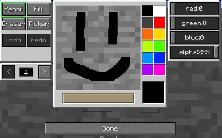 Скриншот мода MC Paint #95