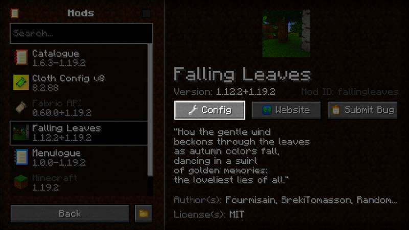 Скриншот мода Menulogue #3916