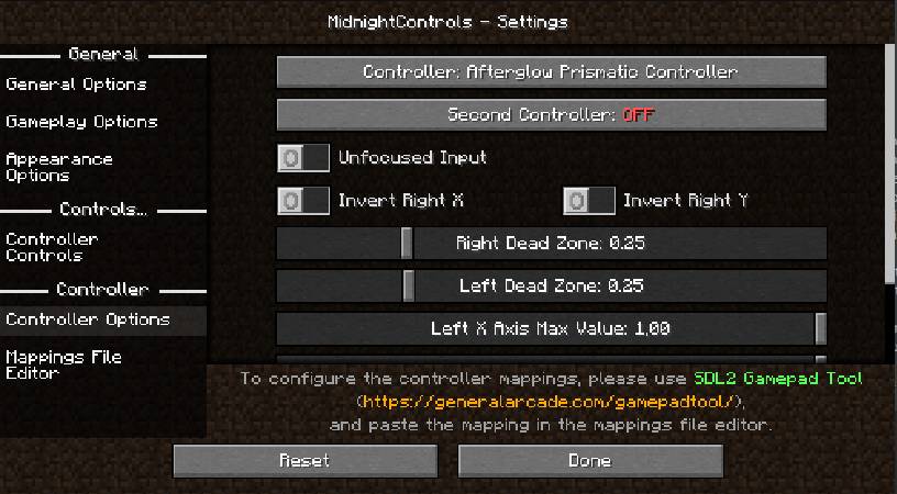 Скриншот мода MidnightControls #2852