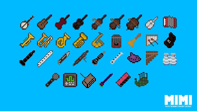 Скриншот мода Musical Instrument Minecraft Interface (MIMI) #5875