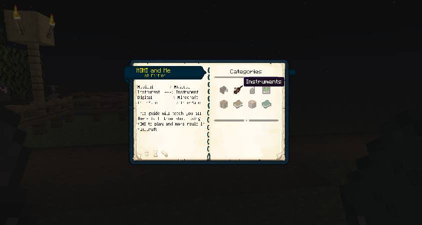 Скриншот мода Musical Instrument Minecraft Interface (MIMI) #5879