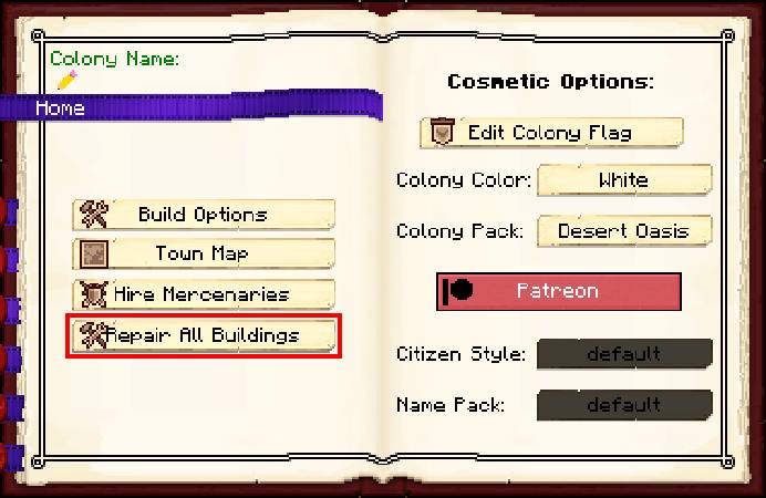 Скриншот мода Tweaks addon for MineColonies #1220