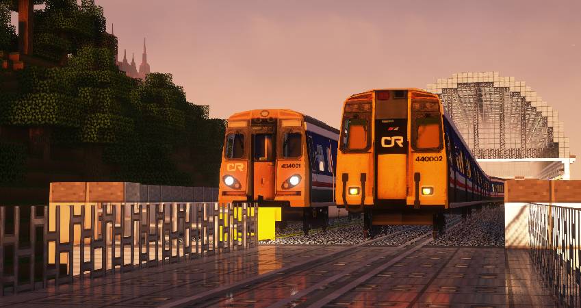 Скриншот мода Minecraft Transit Railway (Automated trains, planes, and more!) #4838