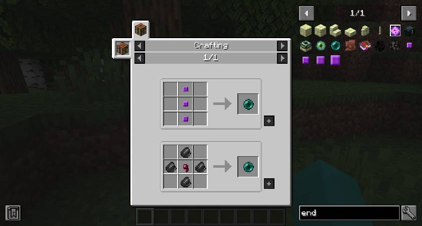 Скриншот мода Mob Drops Recipes [End] #4934
