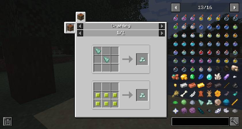 Скриншот мода Mob Drops Recipes [Overworld] #4710