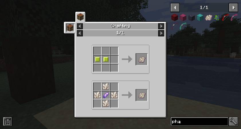 Скриншот мода Mob Drops Recipes [Overworld] #4713