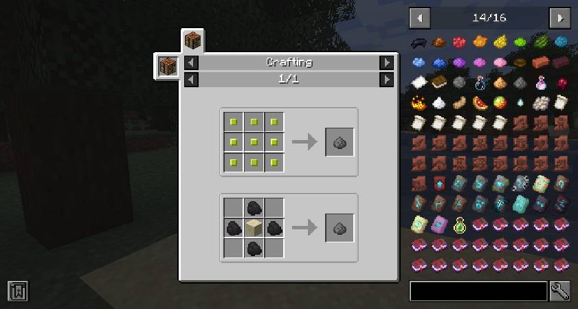 Скриншот мода Mob Drops Recipes [Overworld] #4714