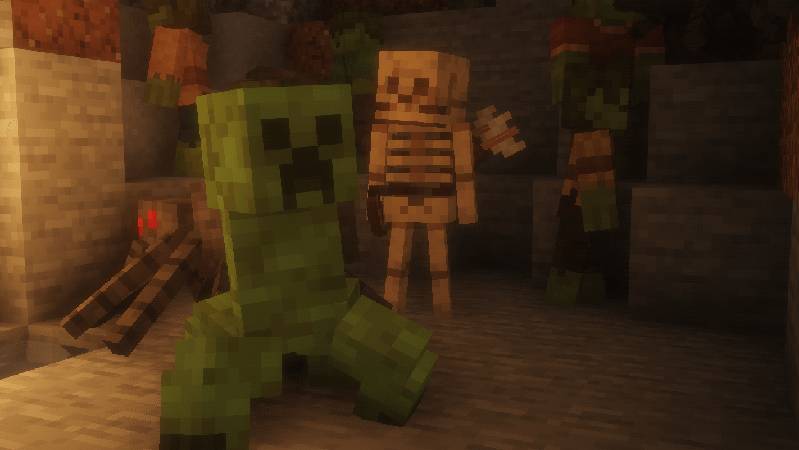 Скриншот мода Mobs Refreshed + Fresh Animations #2732