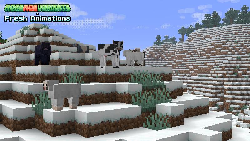 Скриншот мода More Mob Variants x Fresh Animations #262