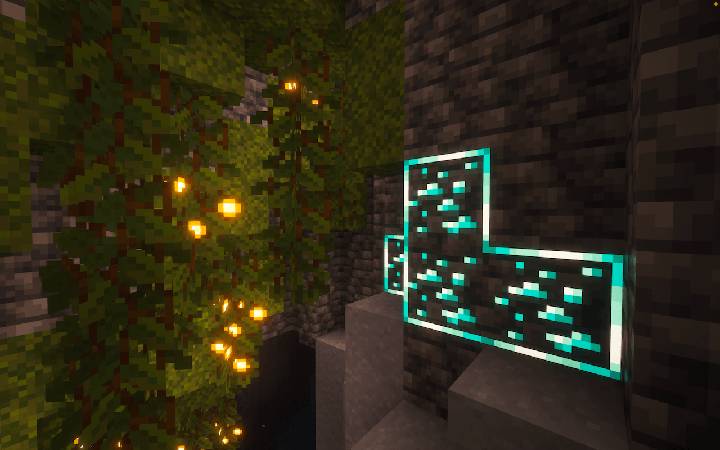 Скриншот мода New Glowing Ores #3689