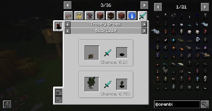 Скриншот мода OpenBlocks Trophies #2506