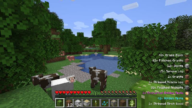 Скриншот мода Pick Up Notifier [Legacy Fabric] #5832