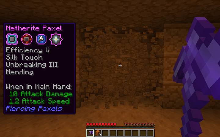 Скриншот мода Piercing Paxels ⚒️ #1175