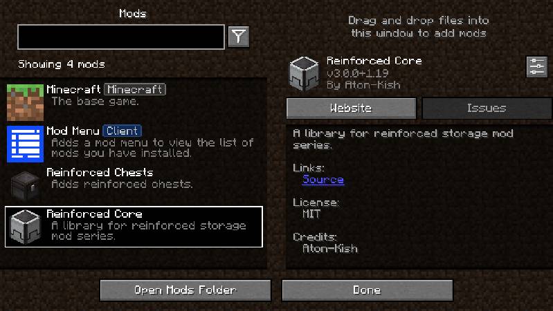 Скриншот мода Reinforced Chests #5258