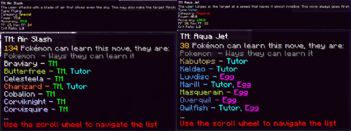 Скриншот мода SimpleTMs: TMs and TRs for Cobblemon #3938