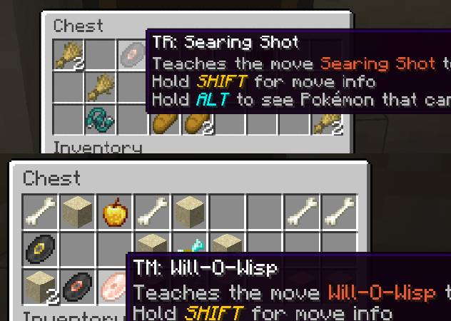 Скриншот мода SimpleTMs: TMs and TRs for Cobblemon #3939