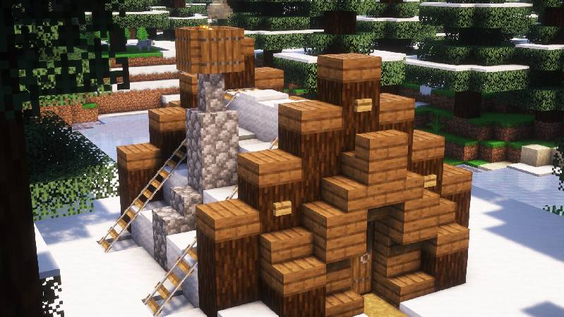 Скриншот мода Snowy Tents #617