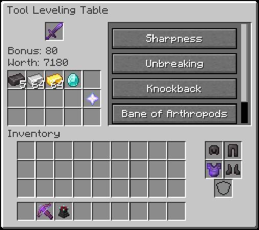 Скриншот мода Tool Leveling+ [Forge] #4091