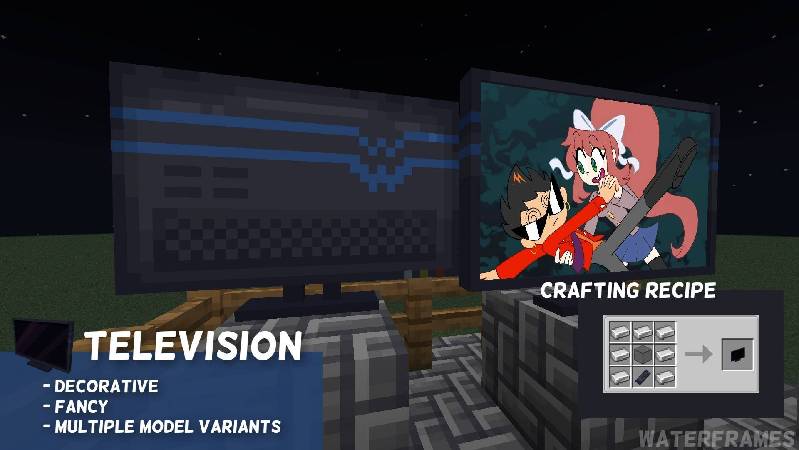 Скриншот мода WATERFrAMES: Multimedia Displays #2580