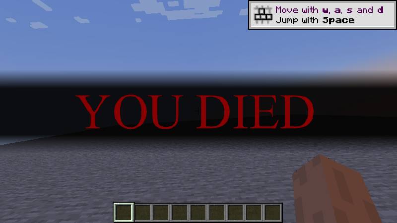 Скриншот мода You Died #2114