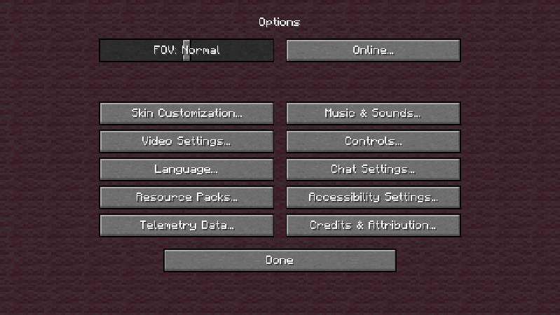 Скриншот мода YUNG's Menu Tweaks (Fabric) #4572